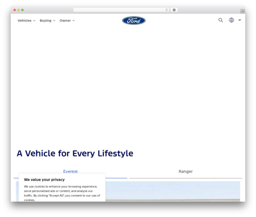 Bootstrap Basic4 WordPress theme - ford-myanmar.com