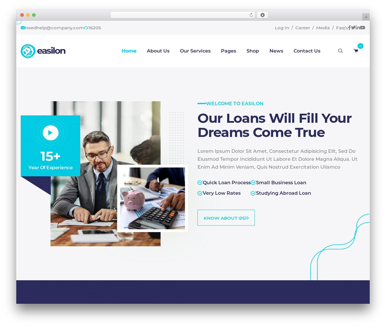 Easilon WordPress theme - bracketweb.com/easilonwp