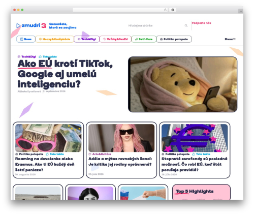 Hello Elementor WordPress theme - zmudrig.sk