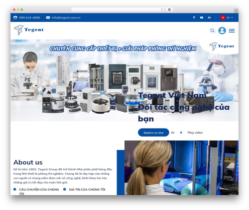 Mona theme v3 theme WordPress - tegent.com.vn