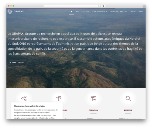 Project name WordPress theme - grapax.be
