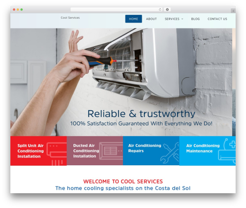 Termosolar WordPress theme - cool-services.com