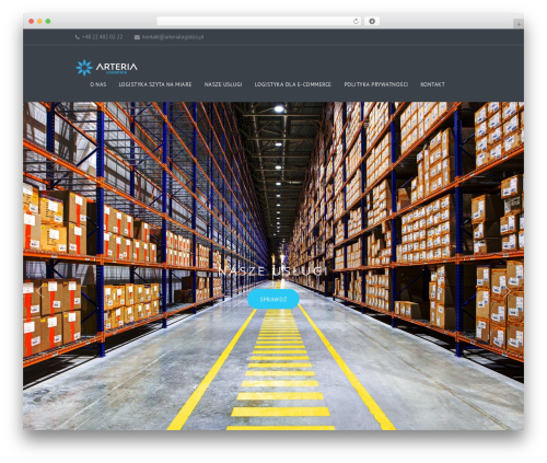 Bricks top WordPress theme - arterialogistics.pl