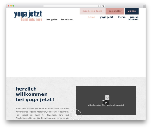 Rdv timetable WordPress plugin - yoga-jetzt.de