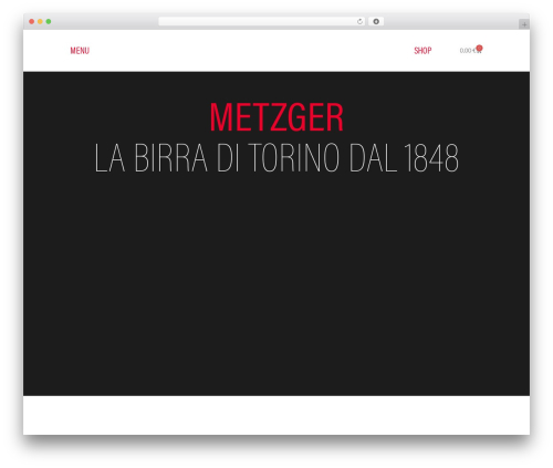 Hello Elementor WordPress theme - metzger1848.com