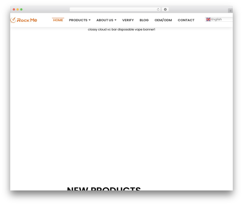 Iks menu pro WordPress plugin - rockmevape.com