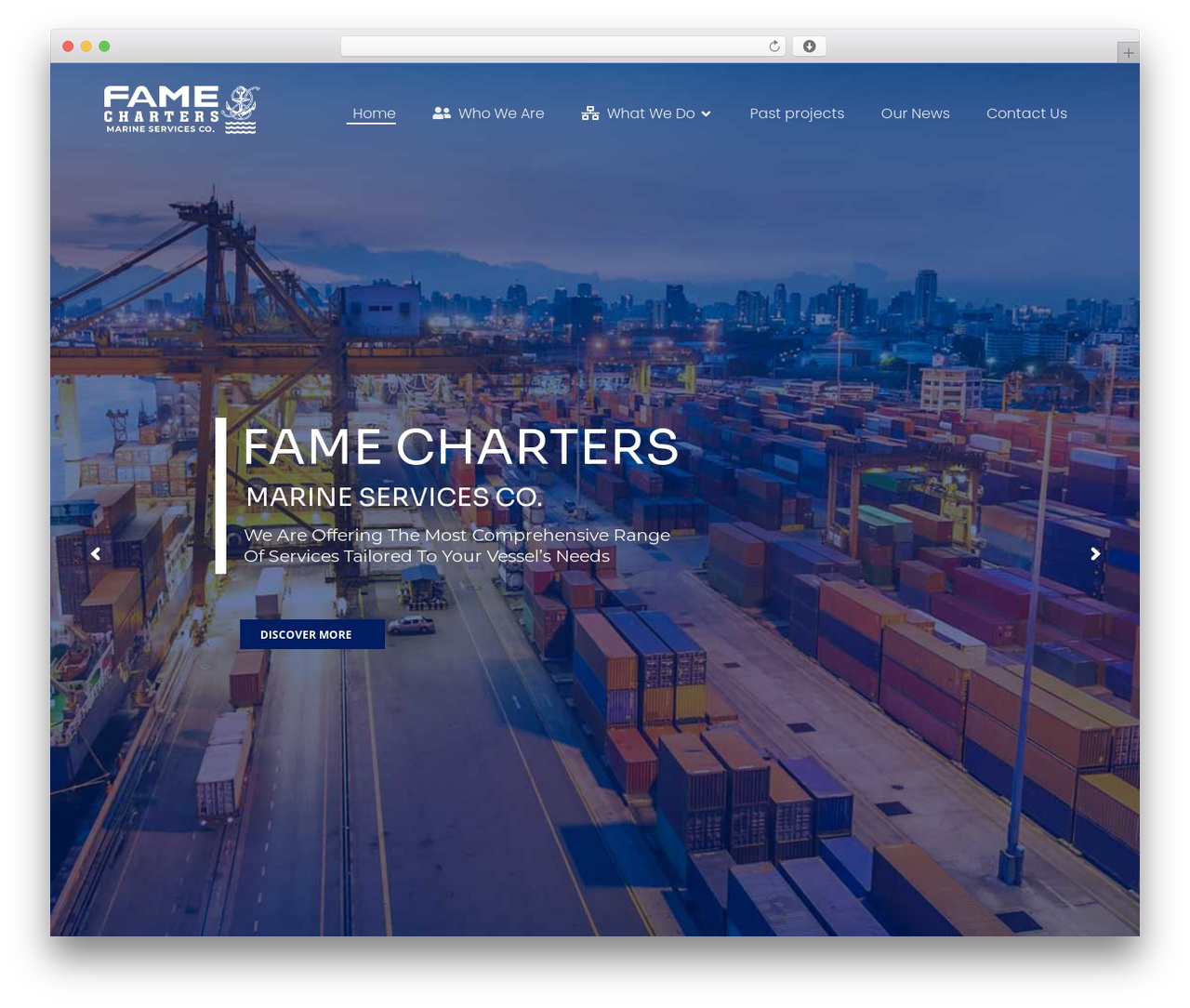 Logic Child WordPress theme - famecharters.com