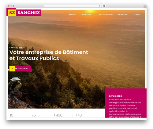 Theme WordPress Default Template - sanchez-btp.com