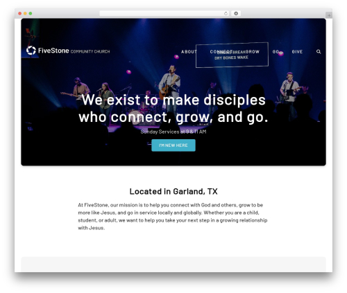 Theme WordPress Float - fivestonechurch.com