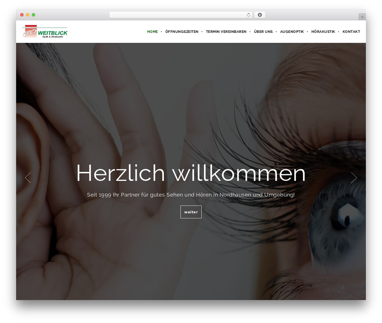 WordPress theme Brooklyn - weitblick-optik.com