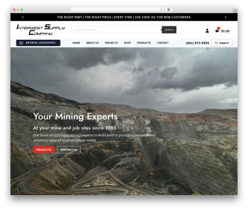 WordPress theme Divi - interwestsupplyco.com