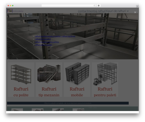 WordPress theme Flat Blocks - raft-serv.ro