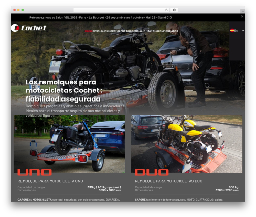 WordPress theme Infocob Web Theme - cochet.es