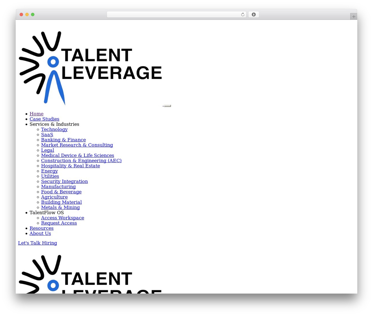 WordPress theme Talent Leverage - talentleverage.com WordPress theme Talent Leverage - talentleverage.com
