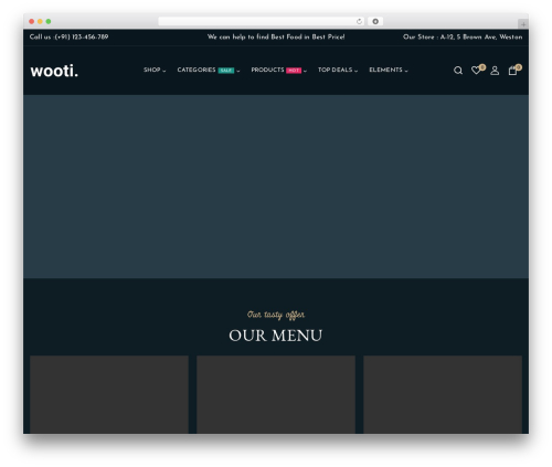 Templatemela plugin wooti WordPress plugin - wordpressthemes.live/WCG8/WCM187_wooti/food02