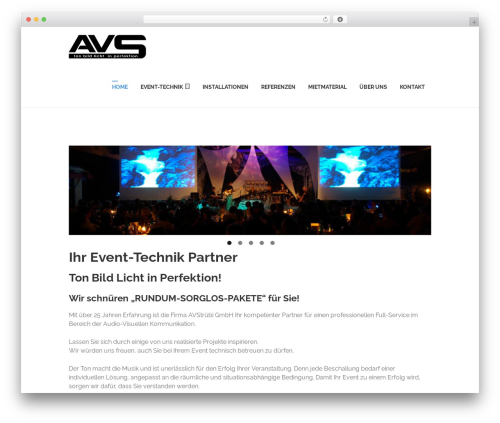 AVS theme WordPress - tonbildlicht.com