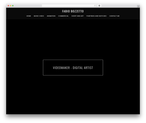 Borano WordPress video theme - fabiobozzetto.com