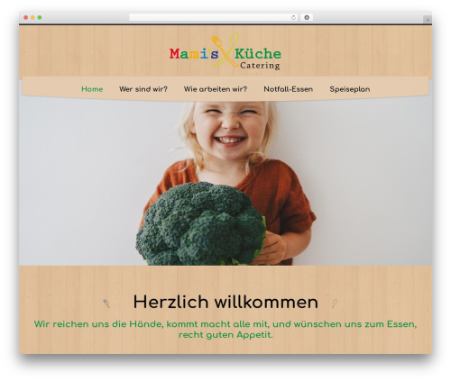 cherry WordPress theme - mamis-kueche.com