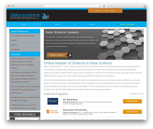 Xyz schools WordPress plugin - datasciencegraduateprograms.com