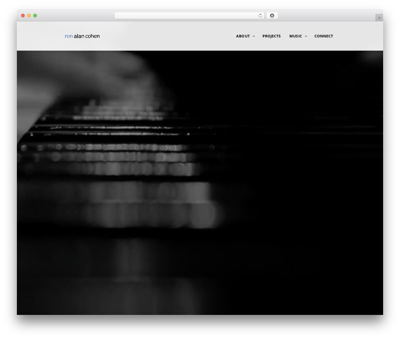 Mobius WordPress theme - ronalancohen.com