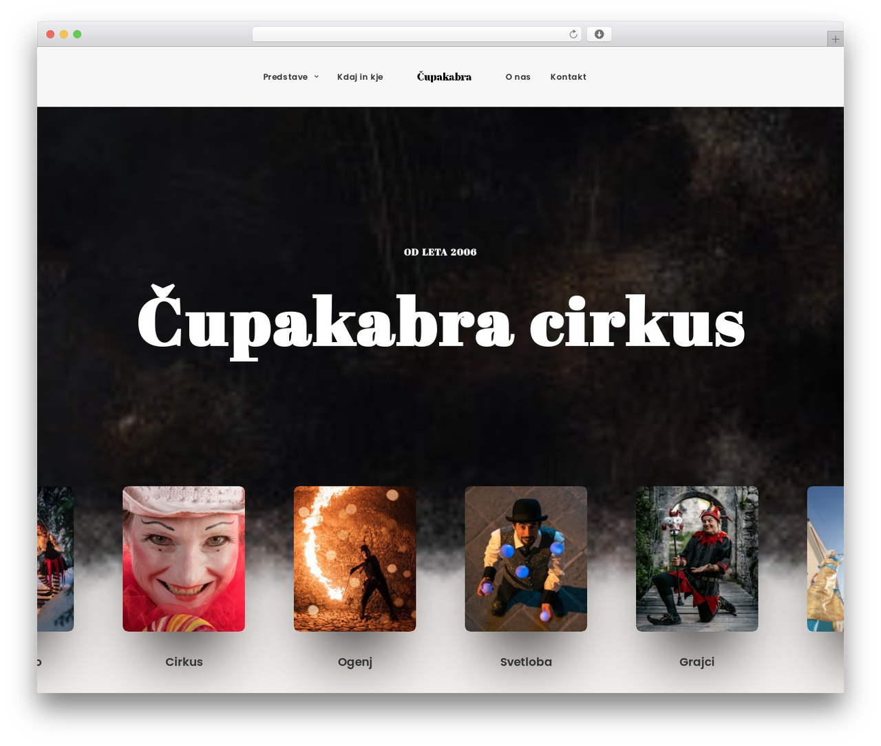 Uncode WordPress theme - cupakabra.si