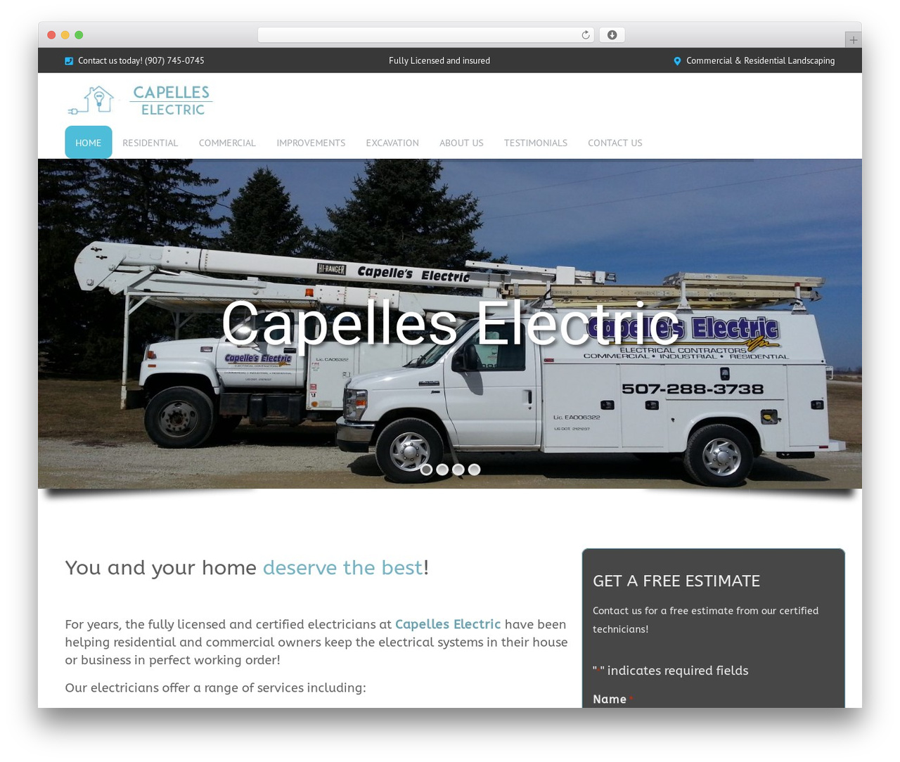 UnfinityPlus WordPress theme - capelleselectric.net UnfinityPlus WordPress theme - capelleselectric.net