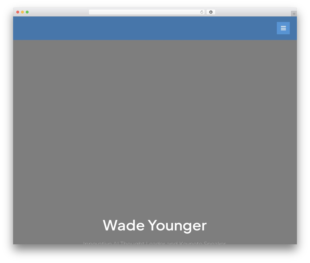 WordPress theme Avada - wadeyounger.com