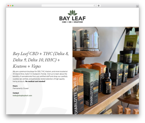 WordPress theme Beaver Builder Theme - shopbayleaf.com