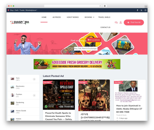 Classified listing pro WordPress plugin - www.diasporalist.com