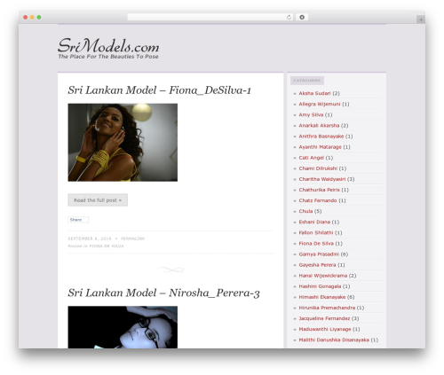 Comet WordPress theme image - srimodels.com Comet WordPress theme image - srimodels.com