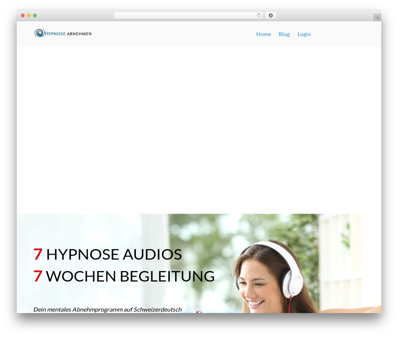 Squared WordPress theme - hypnoseabnehmen.ch