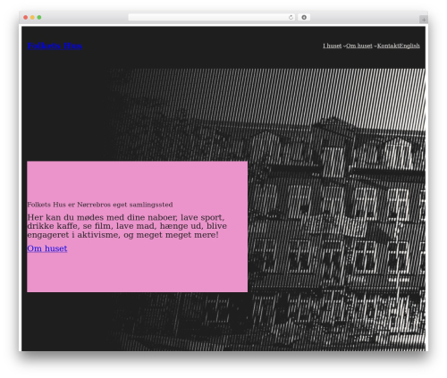 Variations free WordPress theme - folketshus.dk