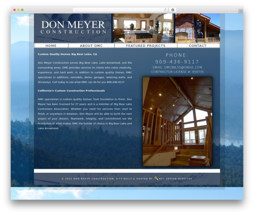 WordPress theme Don Meyer Construction - donmeyerconstruction.com