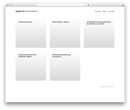 WordPress theme Maker - kristinknothe.com
