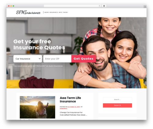 Amazorize WordPress theme - sfminsurance.info