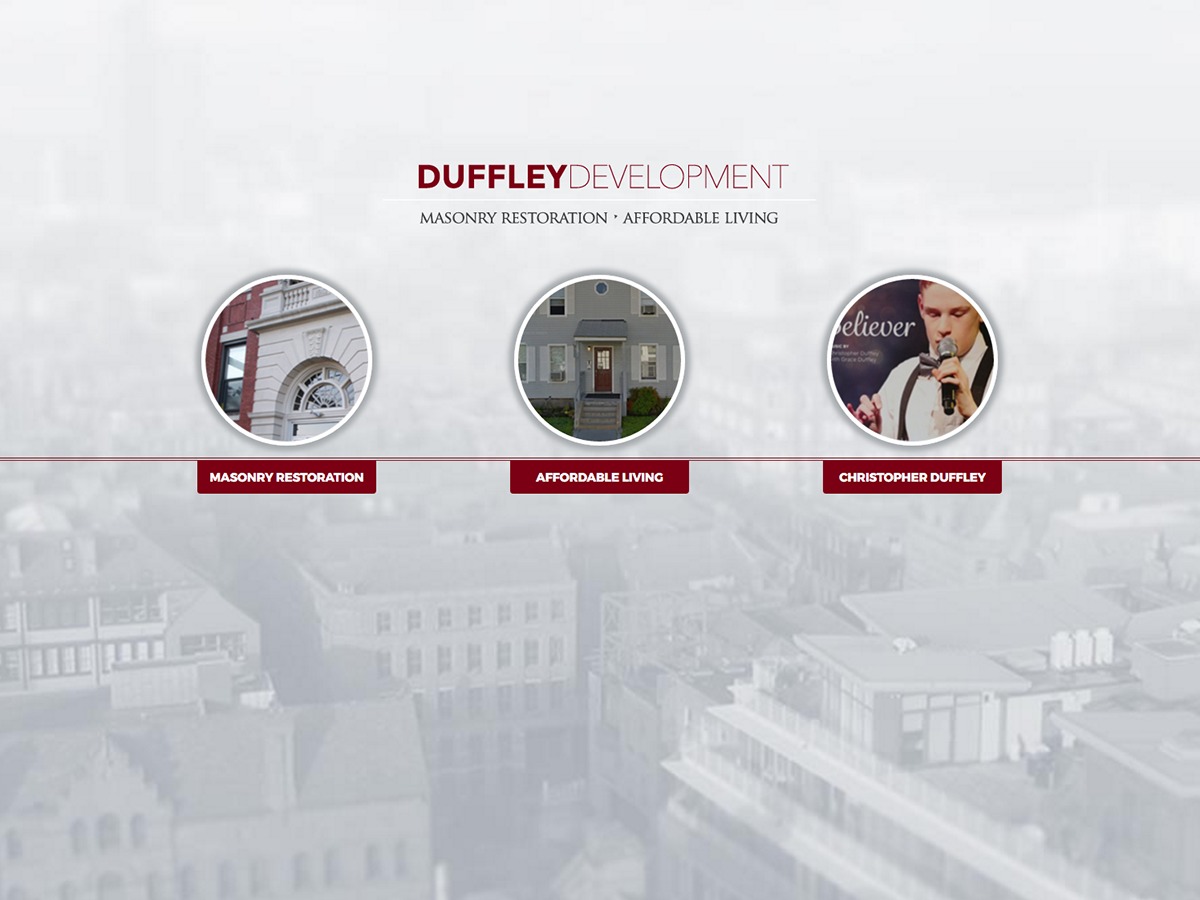 Duffley Development WordPress theme by Melinda McCaw Media