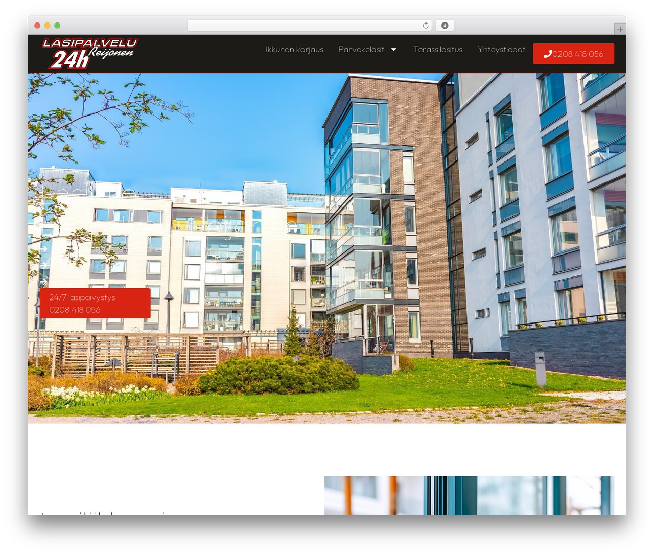 Hello Elementor WordPress theme - lasipalvelureijonen.fi
