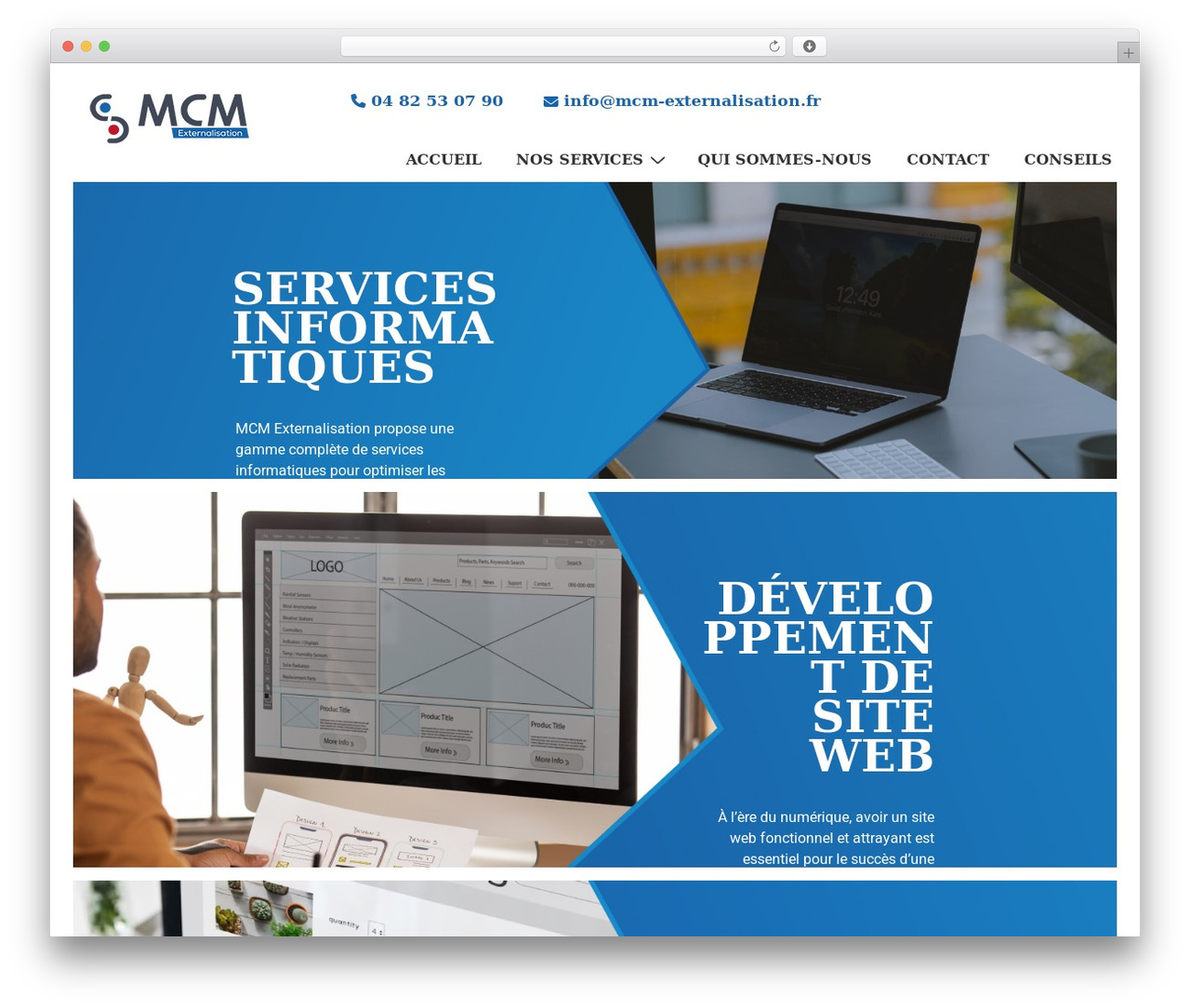 Responsive theme WordPress - mcm-externalisation.fr