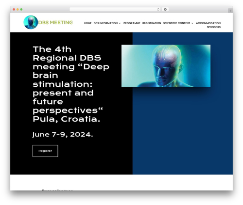 WordPress theme Divi - dbsmeeting.com
