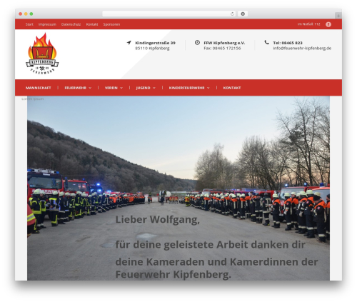 WP theme Mega Project - feuerwehr-kipfenberg.de