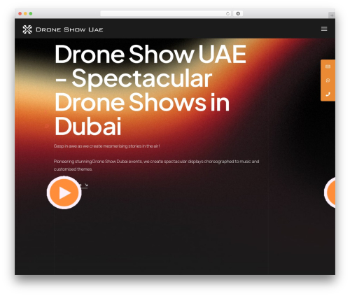 Agencium theme WordPress - droneshowuae.com