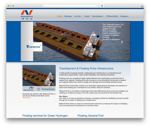 Bootstrap Basic free WP theme - nationalports.com Bootstrap Basic free WP theme - nationalports.com