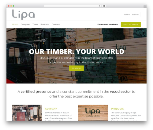 Fintech theme WordPress - lipadrvo.com