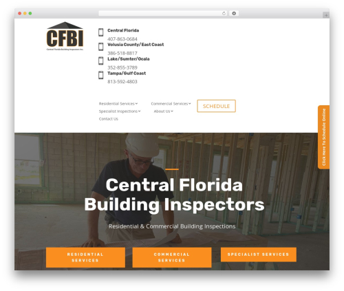 Theme WordPress Divi - cfbinspect.com