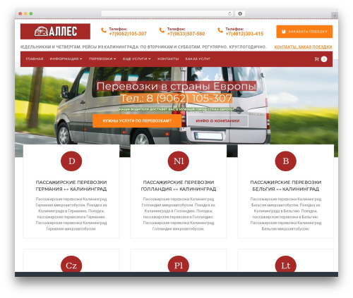 Theme WordPress Voltix - allestur.ru