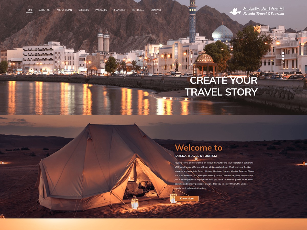 Fayeda WordPress theme by Anna