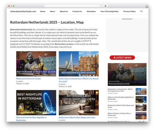 GeneratePress WordPress theme - rotterdamnetherlands.com