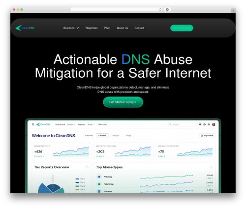 Hello Elementor WordPress theme - cleandns.com