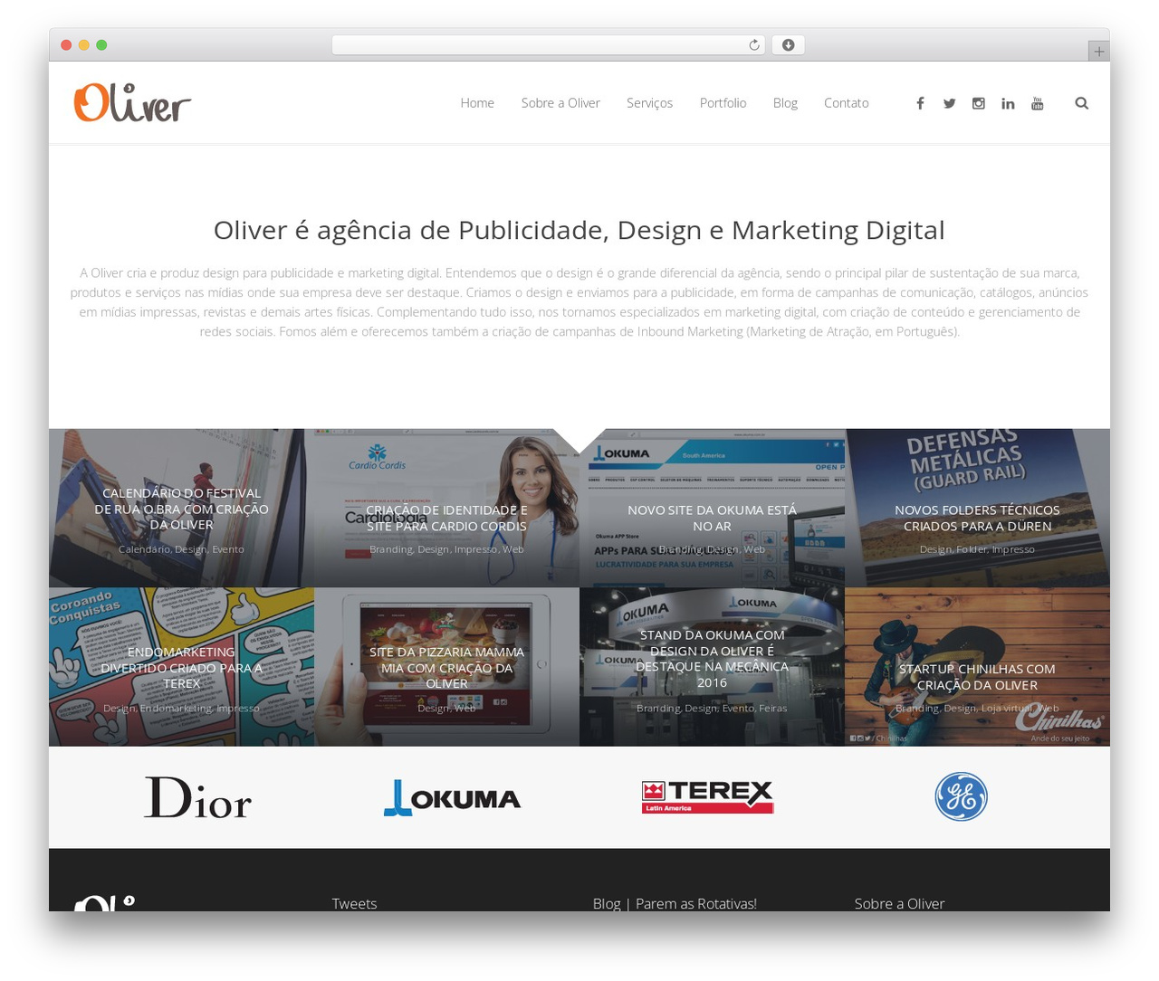 Kocka theme WordPress - oliver.com.br