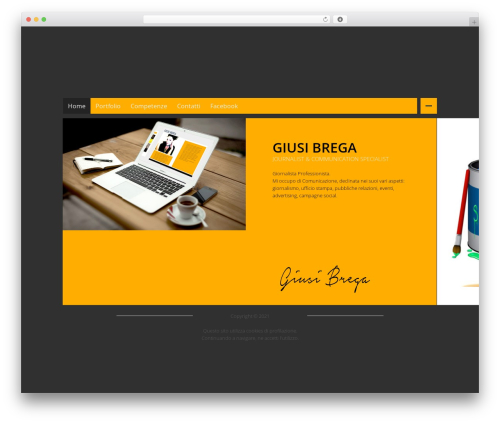 Profession theme WordPress - giusibrega.com